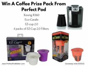 Keurig-K560Eco-Carafe-EZ-cup-2.0-4-packs giveaway