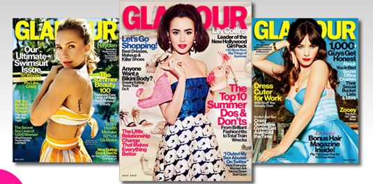 free glamour magazines