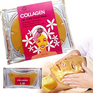 Nancy Reagan 24K Gold Collagen Face and Neck Mask Combo